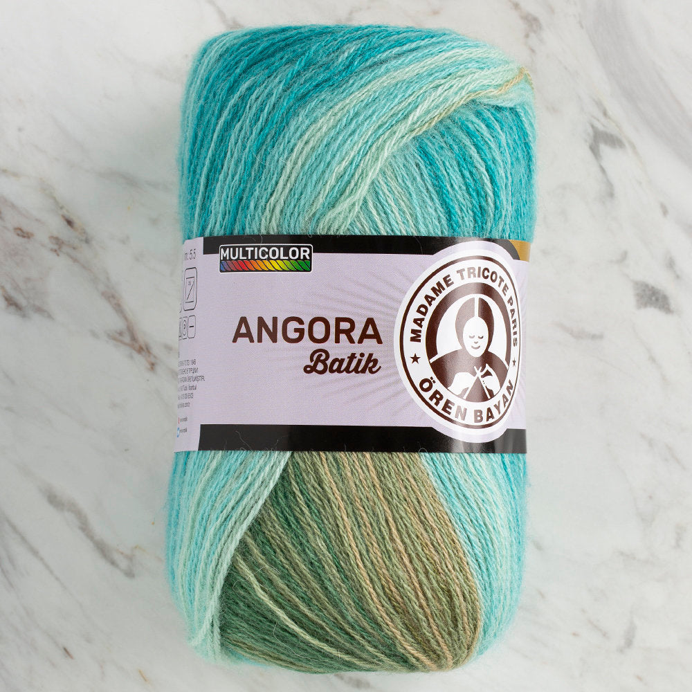 Örenbayan Angora Batik Ebruli El Örgü İpi - 855